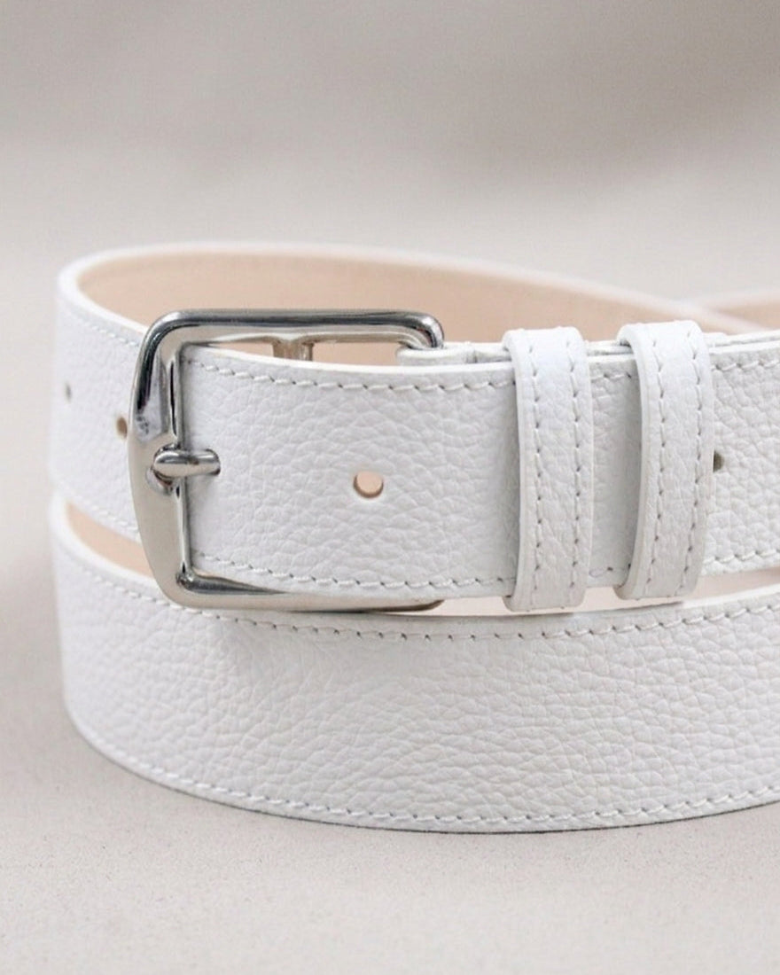 ceinture berthille blanche modèle classique 