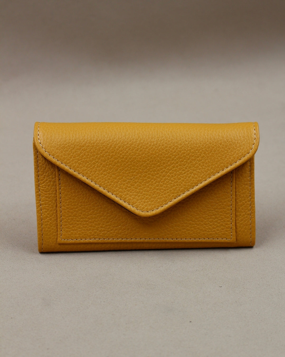 Compagnon Paris cuir jaune fait main