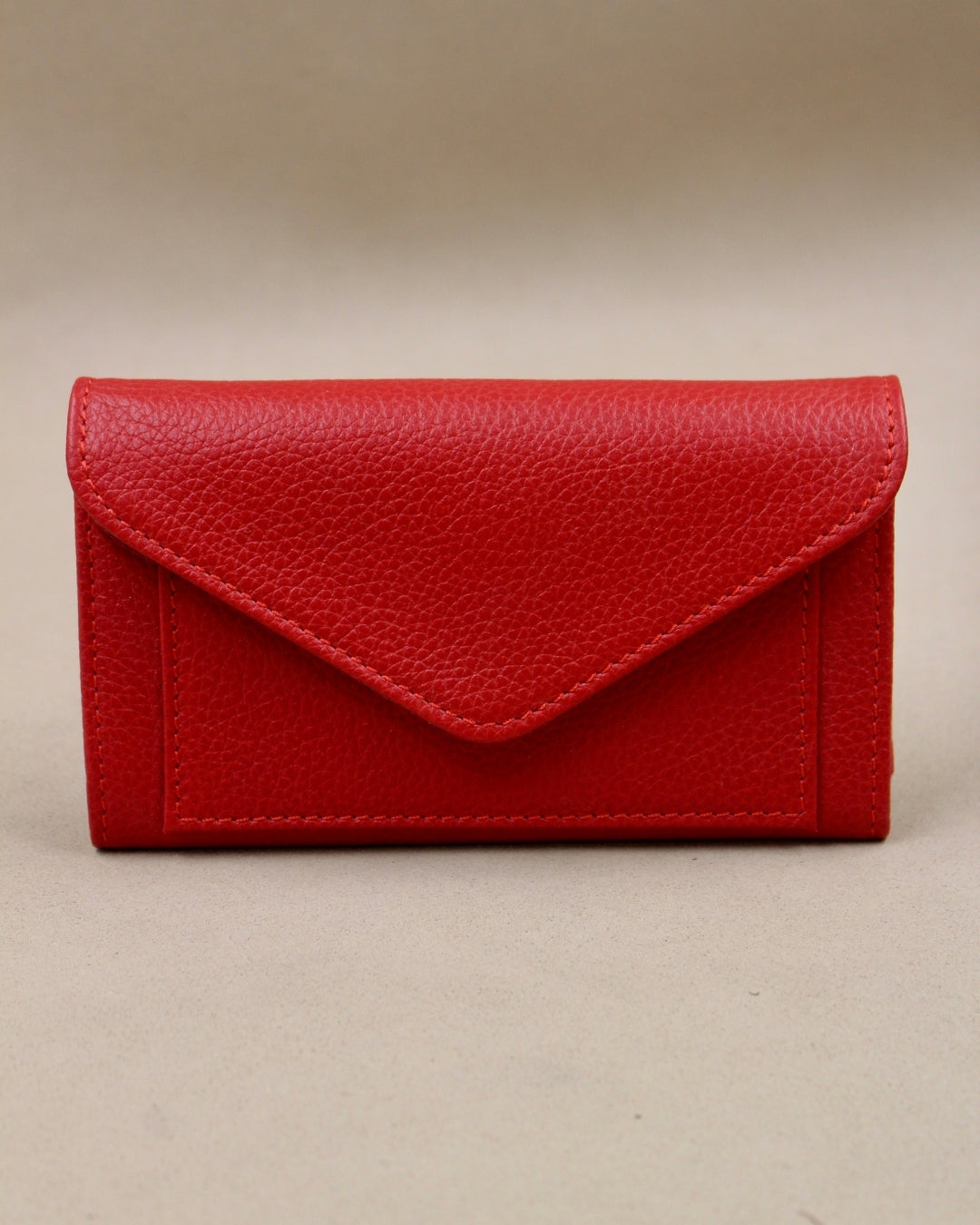 Compagnon Paris cuir rouge fait main