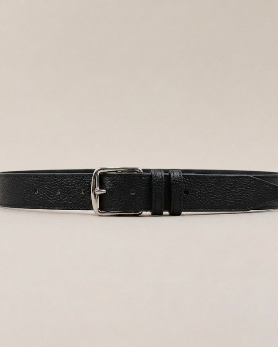 ceinture berthille noir modèle étrivière maison berthille 